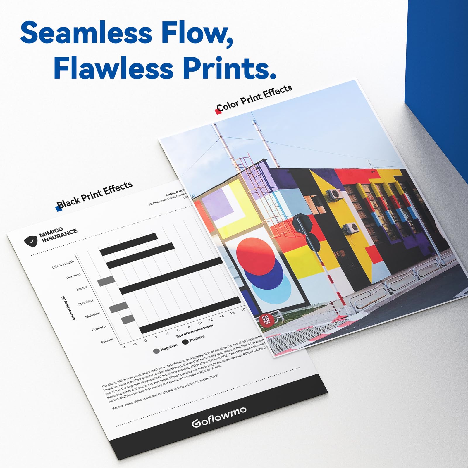GoFlowmo color CL-276XL cartridge nozzle detail for reliable ink flow benefit