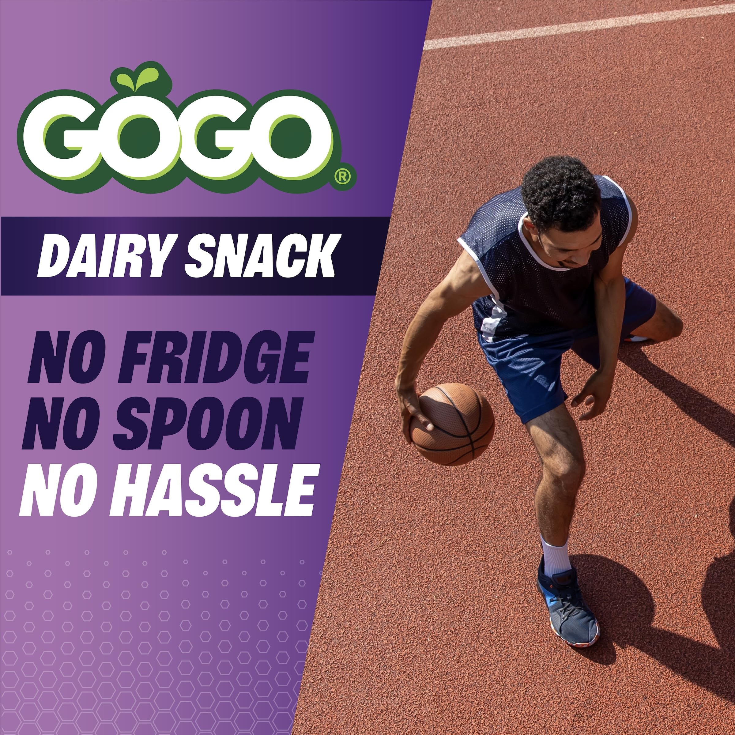 GoGo SqueeZ pouch inside gym bag for quick pre-post workout fuel