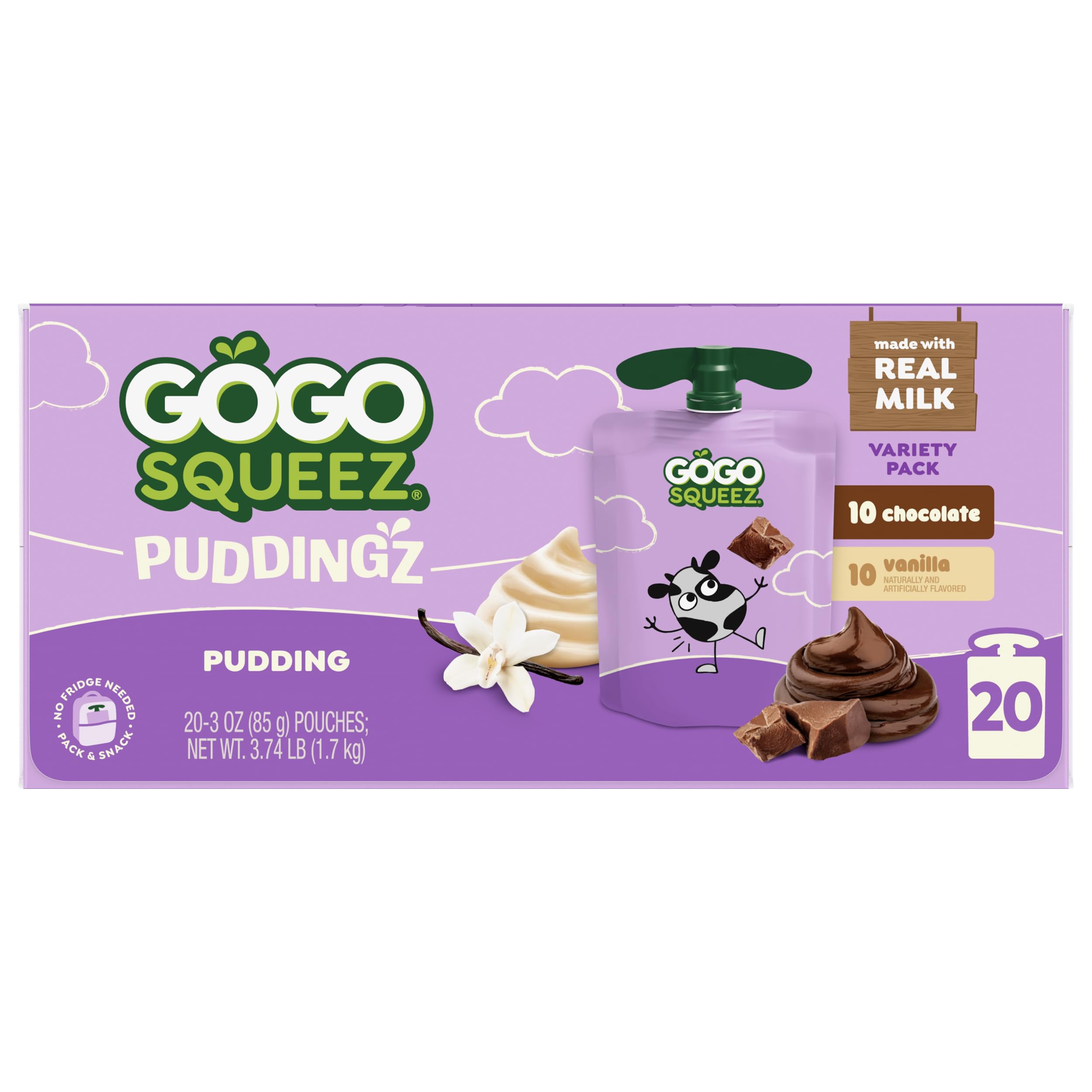 GoGo squeeZ pouch close-up showing texture and portable squeeze convenience