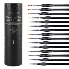golden maple front packaging showing 15-piece brush set and benefits