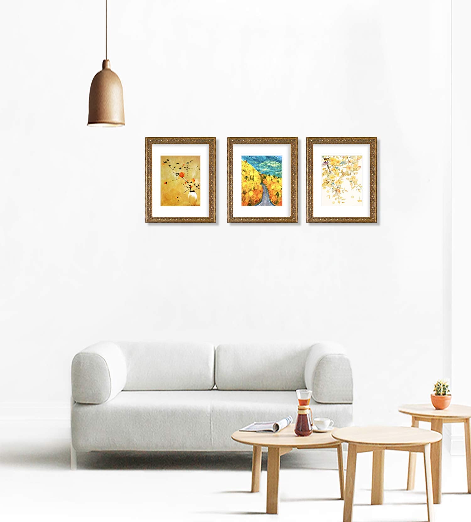 Golden State Art side profile showing 1.5-inch border and decorative texture benefit