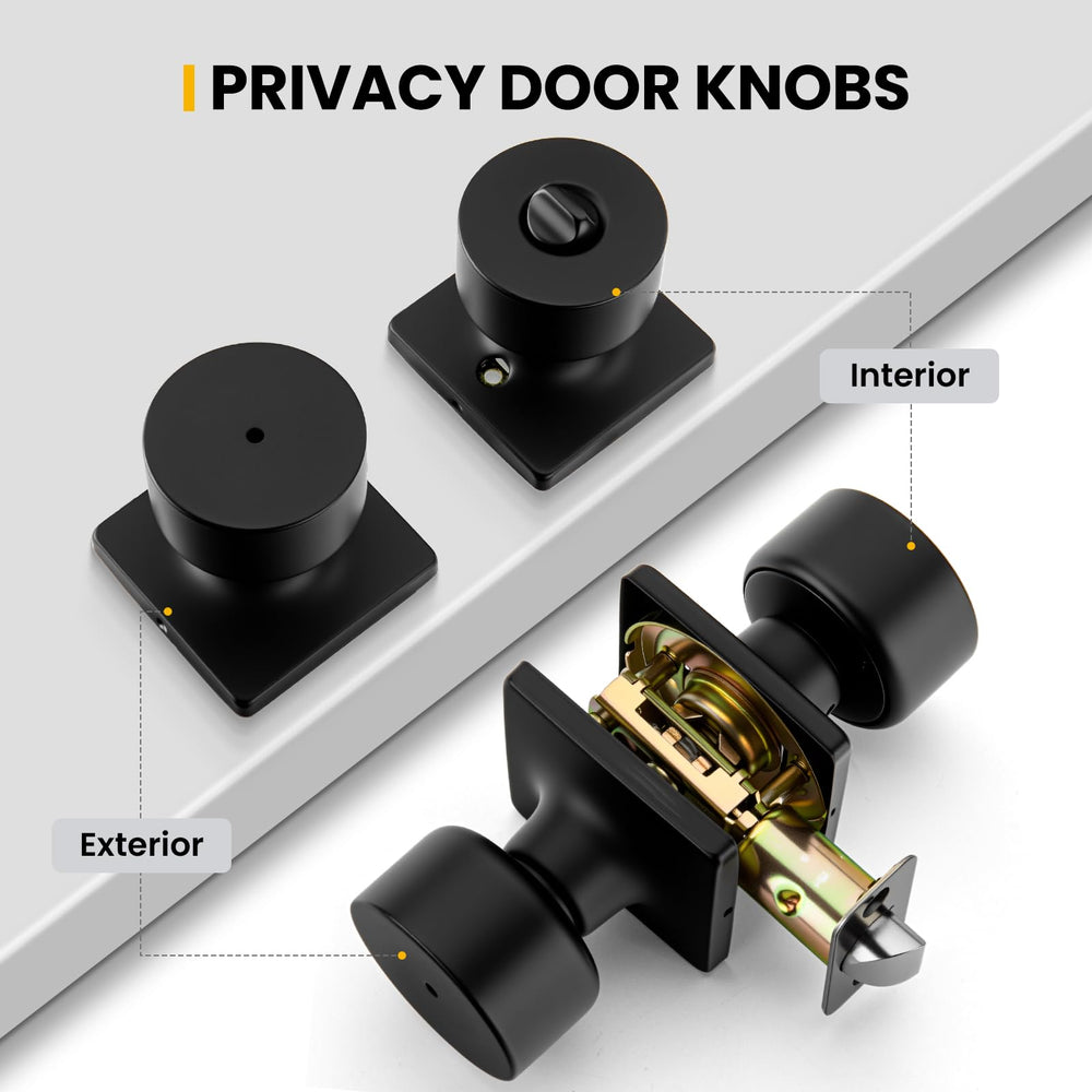 Goldenwarm matte black close-up of handle texture and finish demonstrating fingerprint-resistant surface