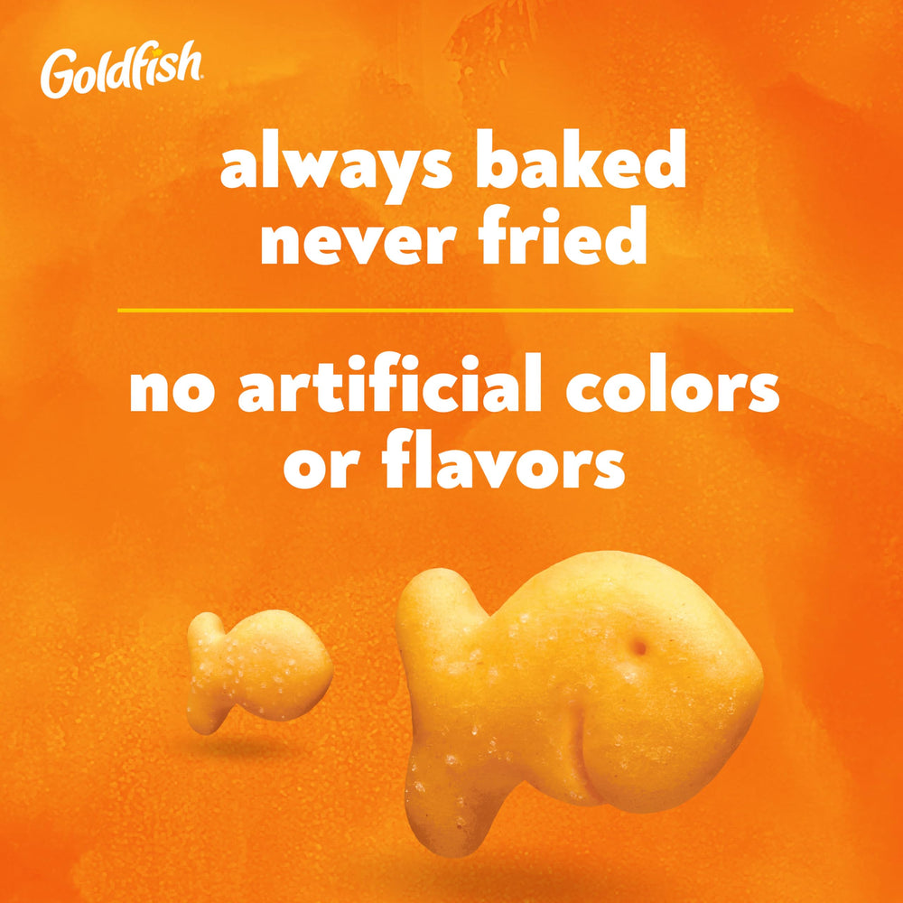 Goldfish 30-count multipack box displayed for pantry stocking and event convenience