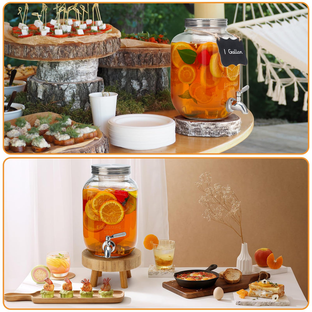 Goldfishwa styled at a party showing presentation and guest self-serve benefit