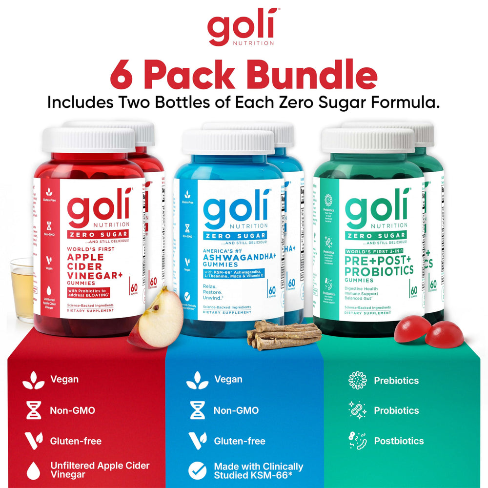 Goli apple cider vinegar B12 gummy closeup highlighting digestibility benefit
