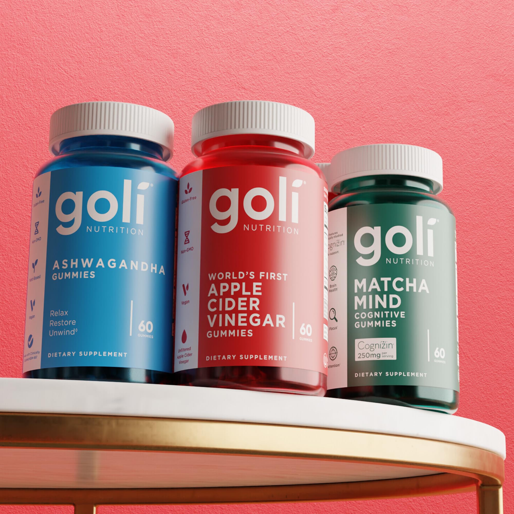 Goli gummies packed in a small travel pouch illustrating portability and on-the-go use