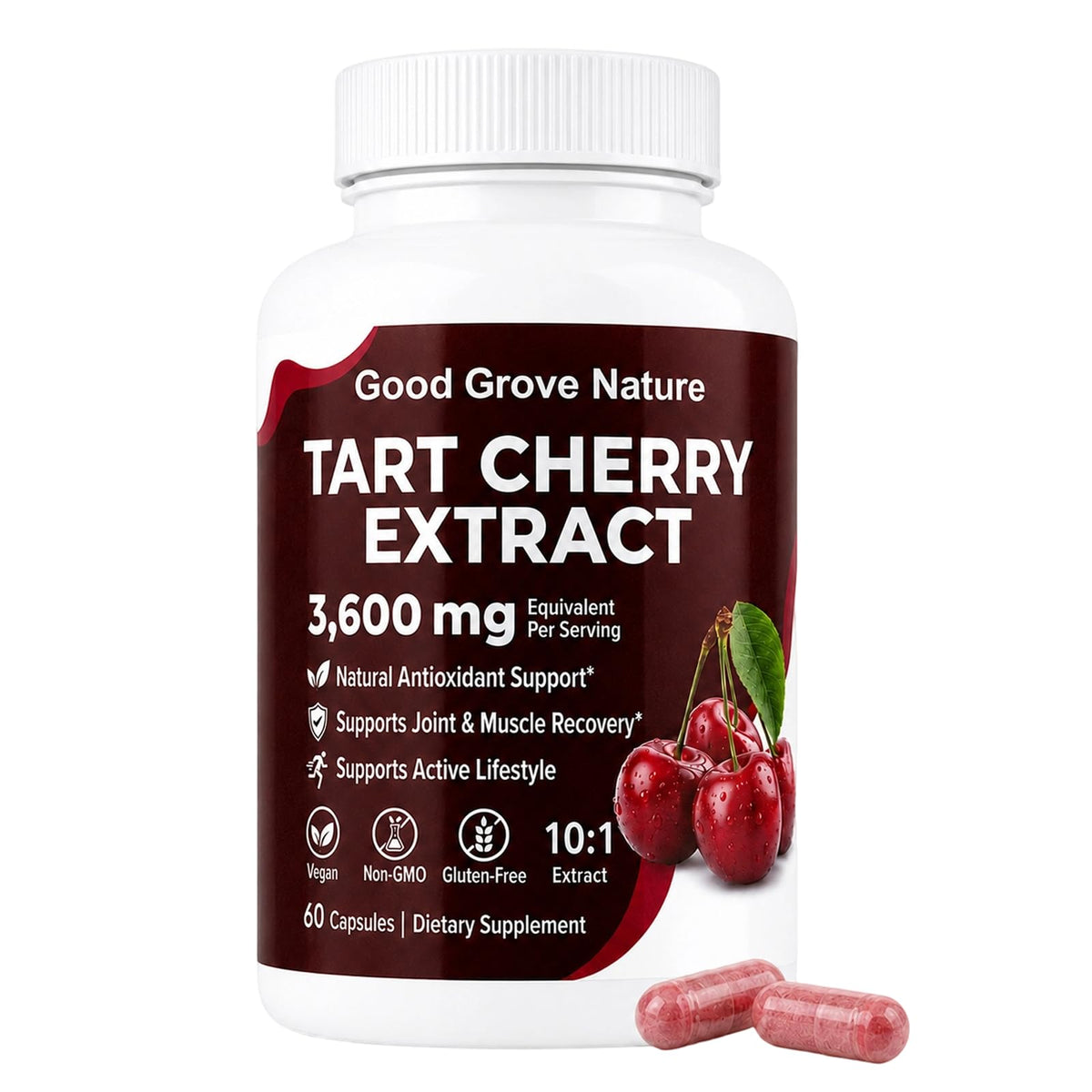 Good Grove Nature front packaging showing clean label and capsule count for clarity