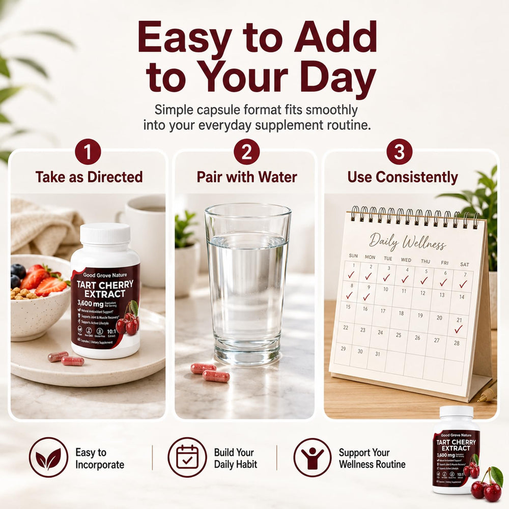 Good Grove Nature bottle on a breakfast table suggesting integration into morning routines