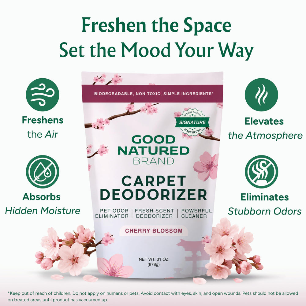 Good Natured Brand powder close-up texture highlighting fine granules for deep odor absorption benefit