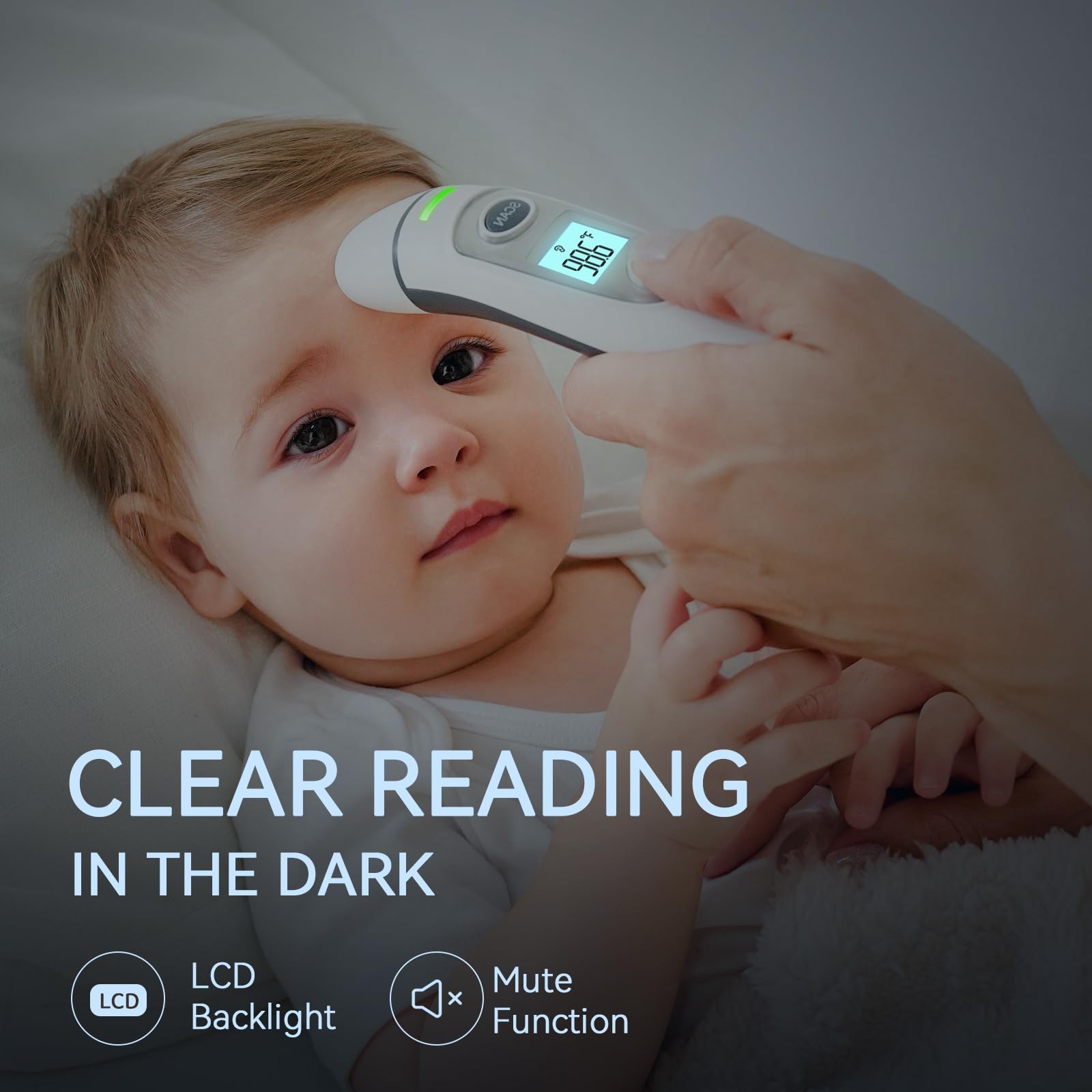 GoodBaby thermometer measuring room temperature to help create safe environments