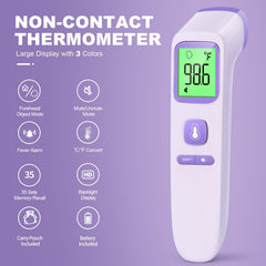 GoodBaby close-up of infrared sensor and screen for accurate forehead readings