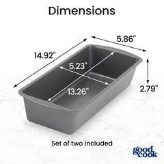GoodCook close-up of scratch-resistant nonstick surface for easy release