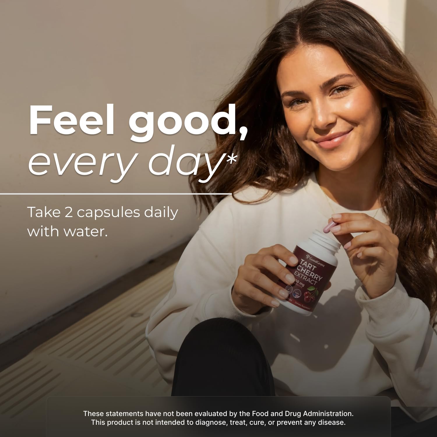 GoodGrove lifestyle image of athlete using supplement after exercise for recovery