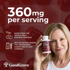 GoodGrove two capsules beside a glass of water demonstrating serving size ease