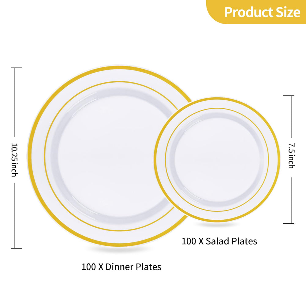 Goodluck plate on a dressed table conveying polished party presentation