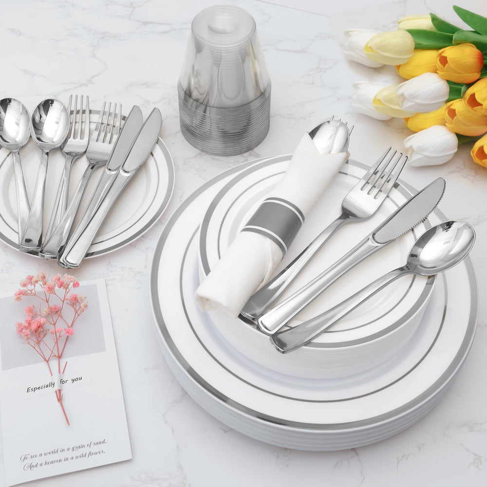 Goodluck full contents laid out to show set completeness for 50 guests