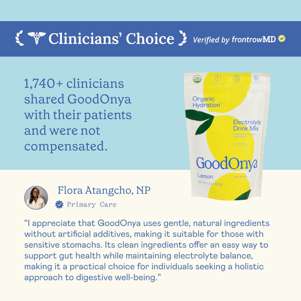 GOODONYA family outdoors drinking lemonade showing everyday use benefit