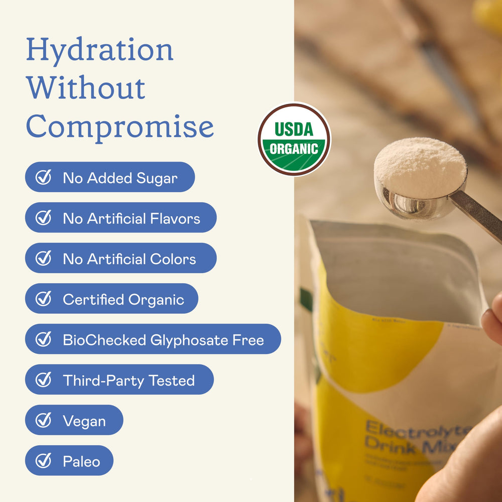 GOODONYA mixed lemonade in glass illustrating refreshment benefit
