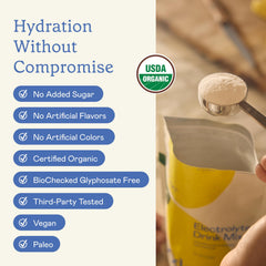 GOODONYA mixed lemonade in glass illustrating refreshment benefit