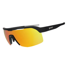 goodr Bolt G front view showing one-lens frame and sporty styling for confident wear