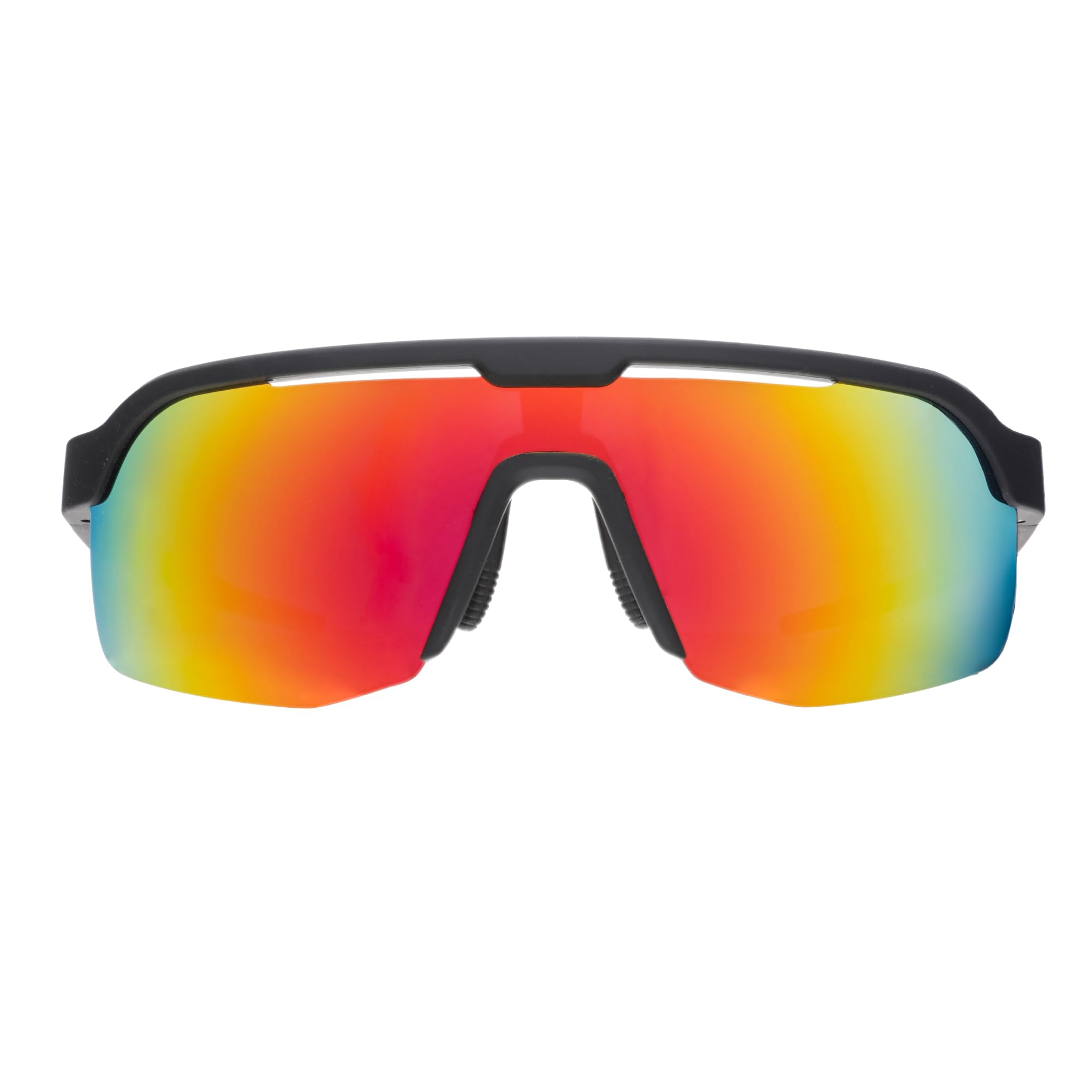 goodr Bolt G side shot highlighting silicone nose inserts for secure, no-slip fit