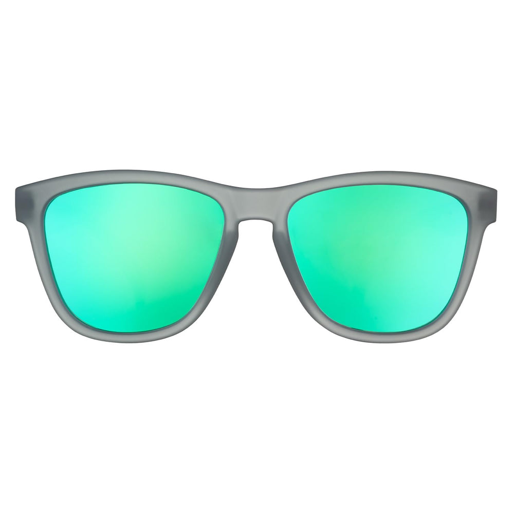 goodr closeup of polarized lens reducing glare on bright surfaces