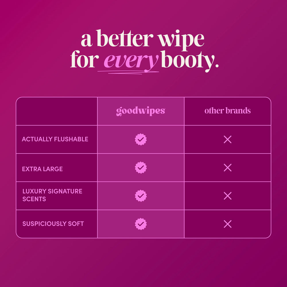 goodwipes rosewater compact travel pack fitting into a purse for convenience