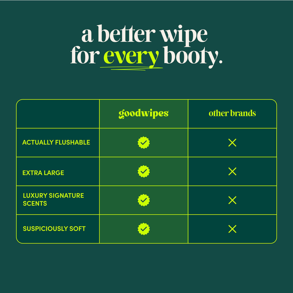 goodwipes compact travel pack in bag, portable freshness on the go