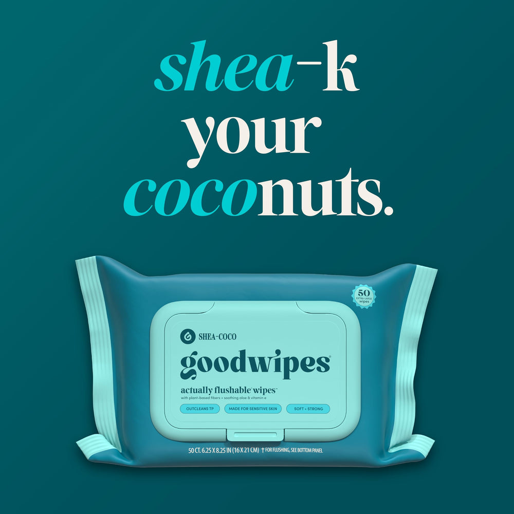 goodwipes wipes in hand folded to show durability and efficient cleaning benefit
