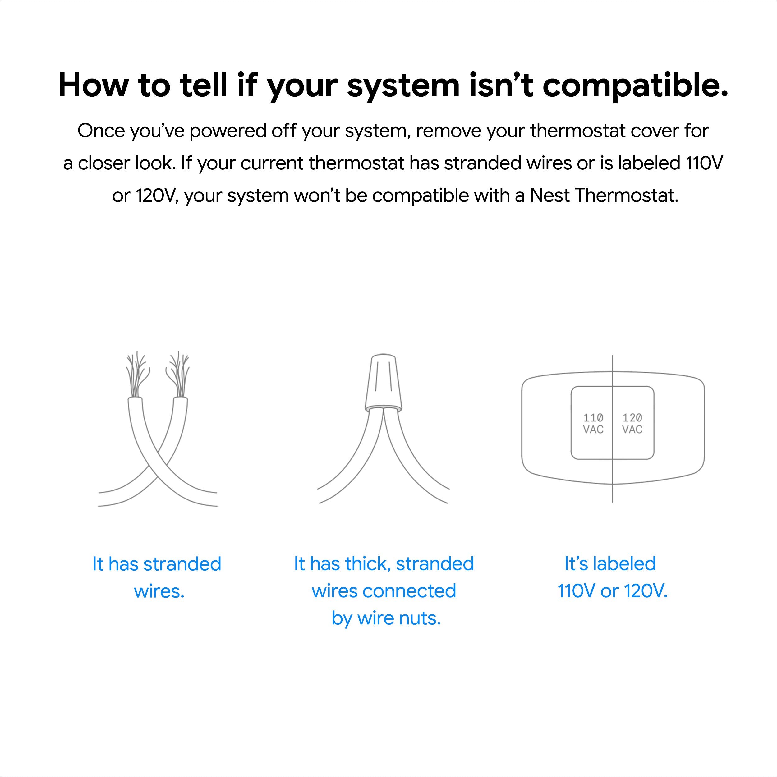 Google Nest Thermostat backplate and wiring for straightforward DIY install