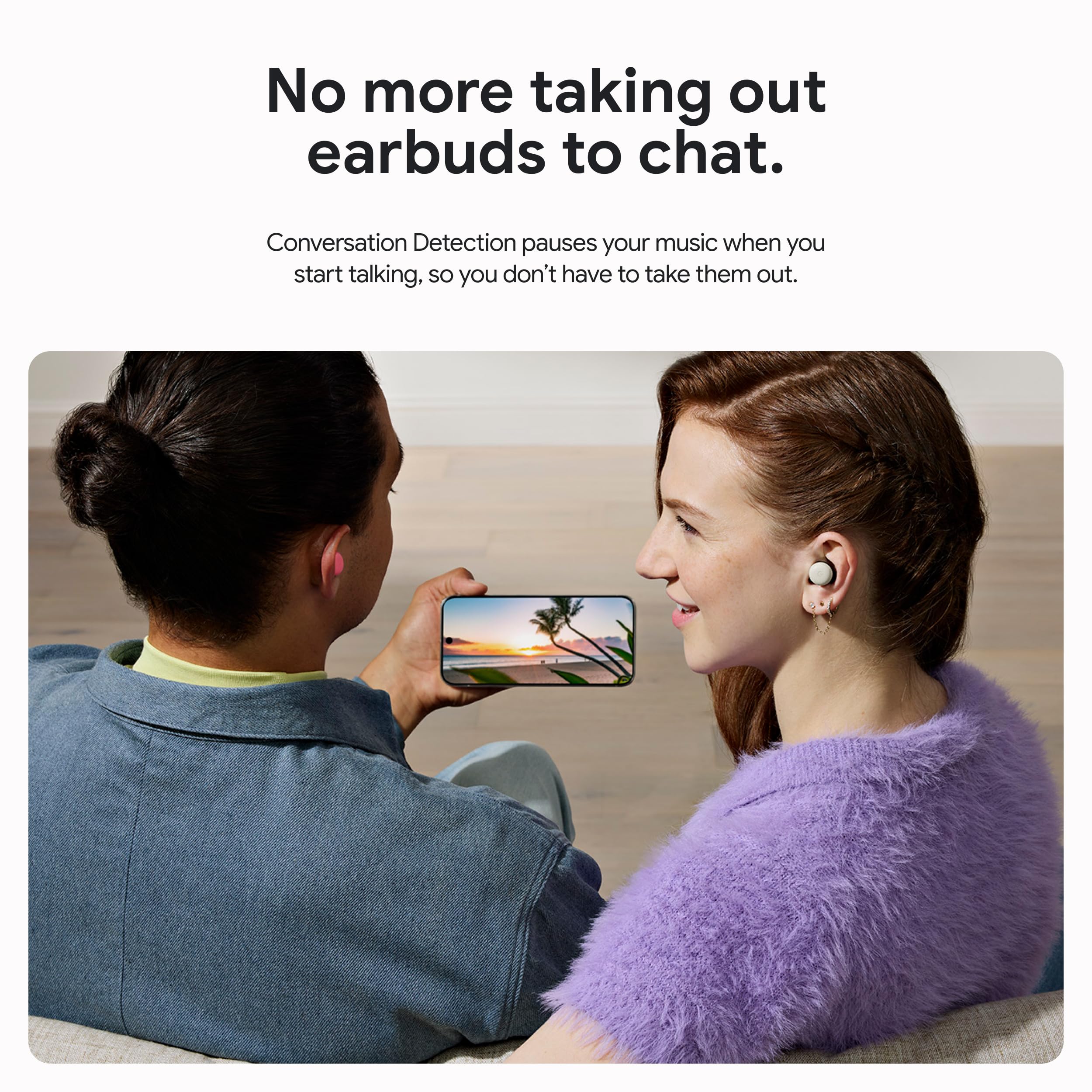Google Pixel Buds Pro 2 driver and acoustic chamber detail, illustrating richer bass and clear treble