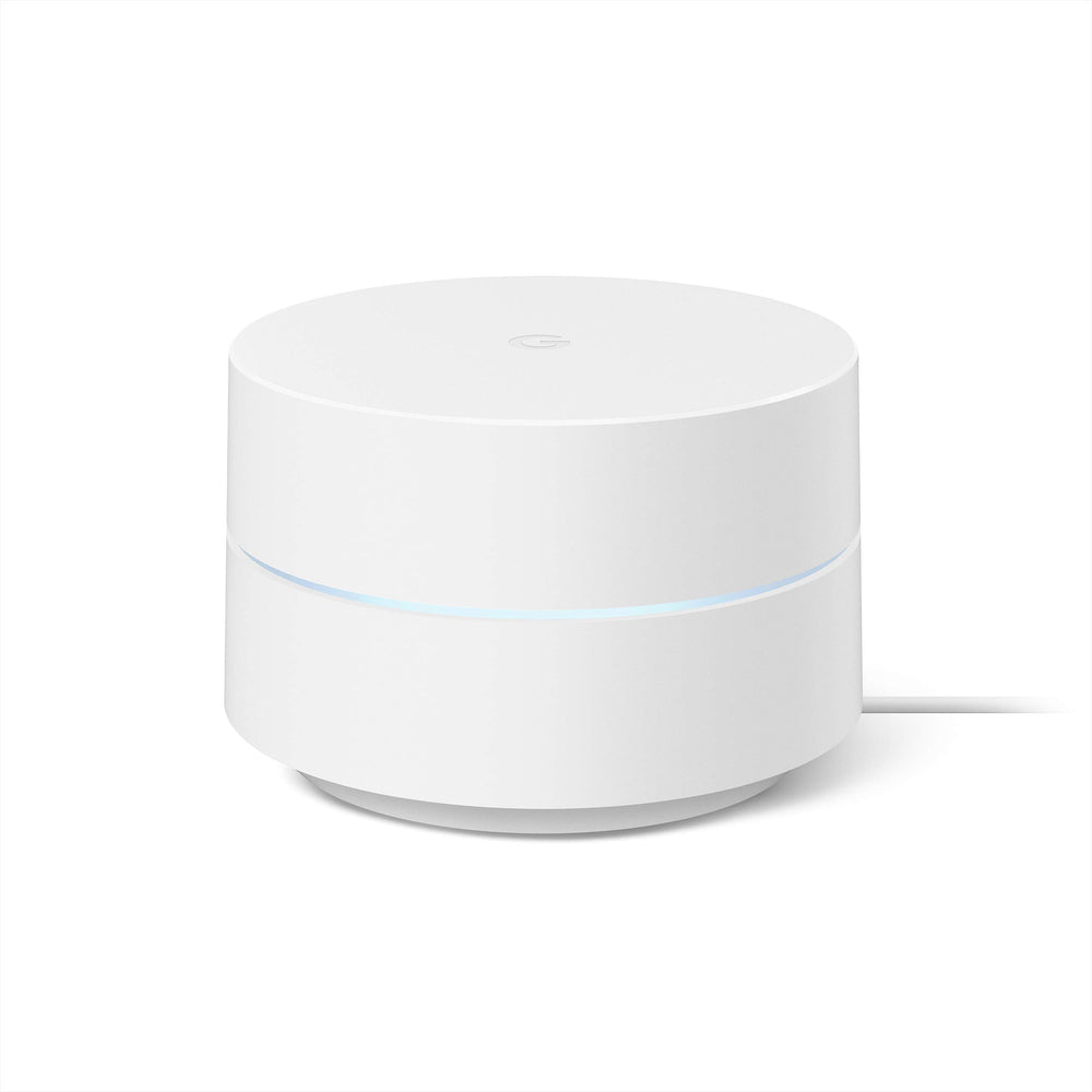 Google Wifi front view showing compact design and clean aesthetic benefit
