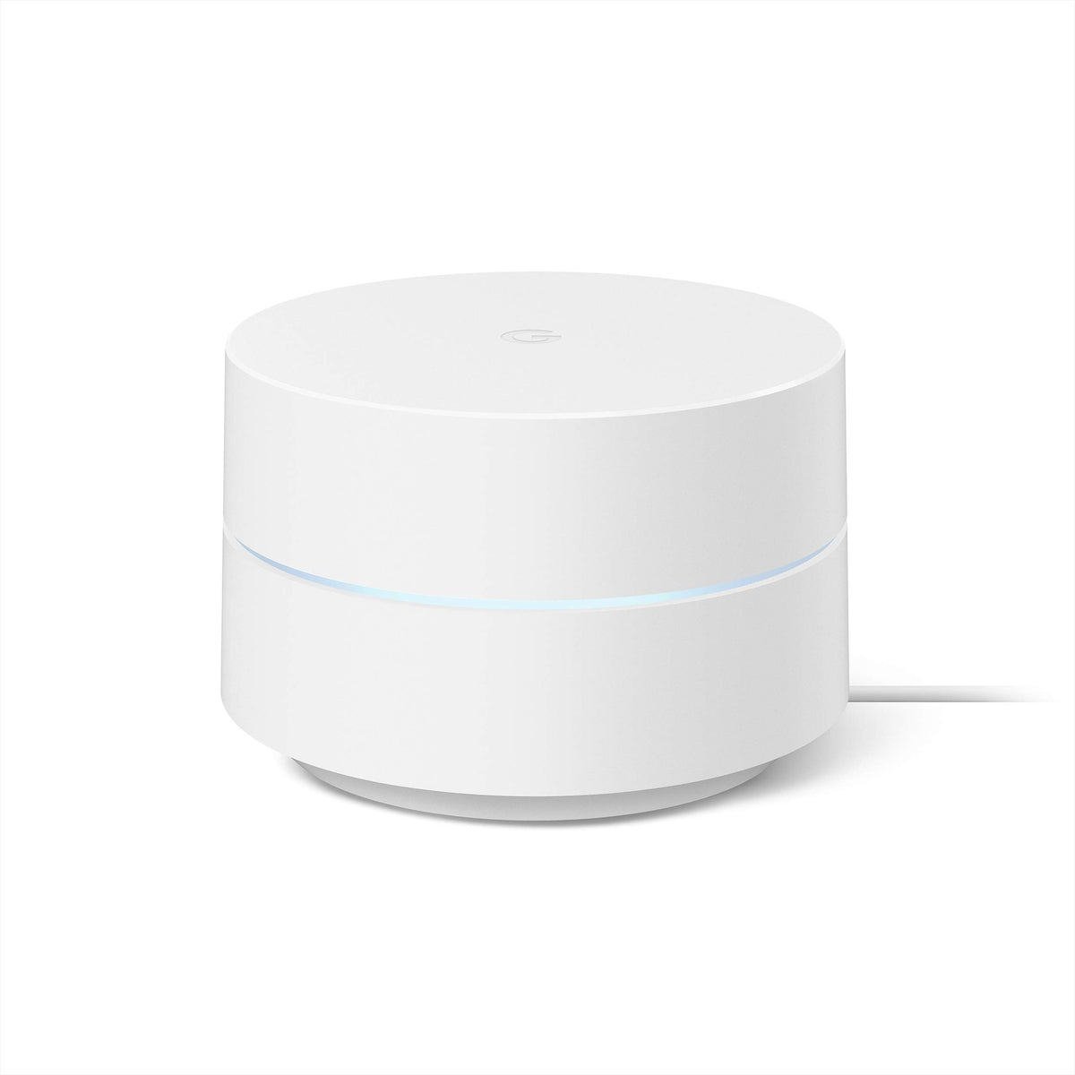 Google Wifi front view showing compact design and clean aesthetic benefit