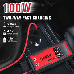 GOOLOO GT4000S heavy-duty jumper cables detail providing secure vehicle connection