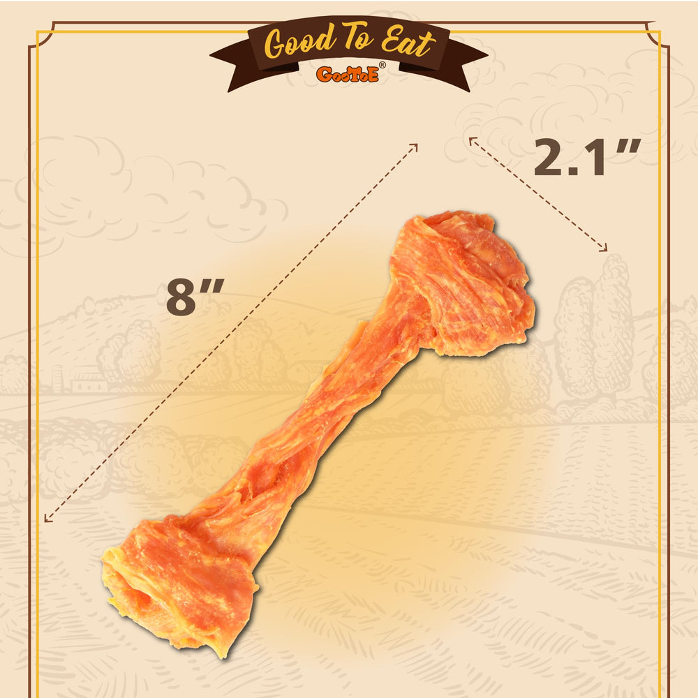 Gootoe close-up tendon texture highlighting durable chew surface
