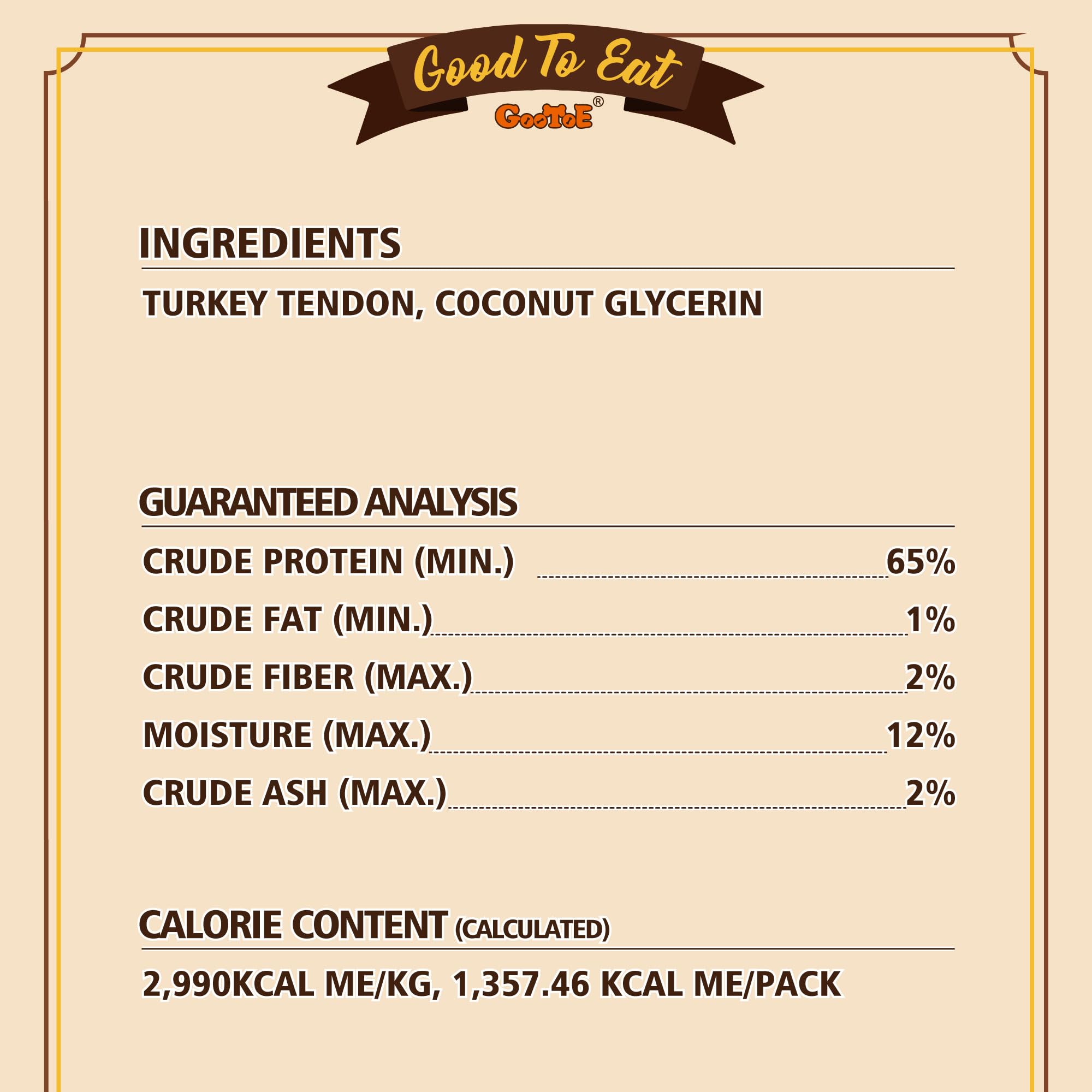 Gootoe open bag contents display showing multiple strips and lasting treat value