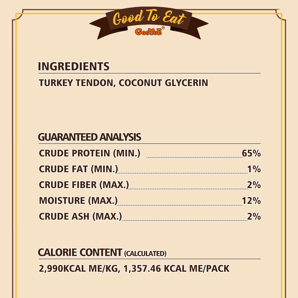 Gootoe open bag contents display showing multiple strips and lasting treat value