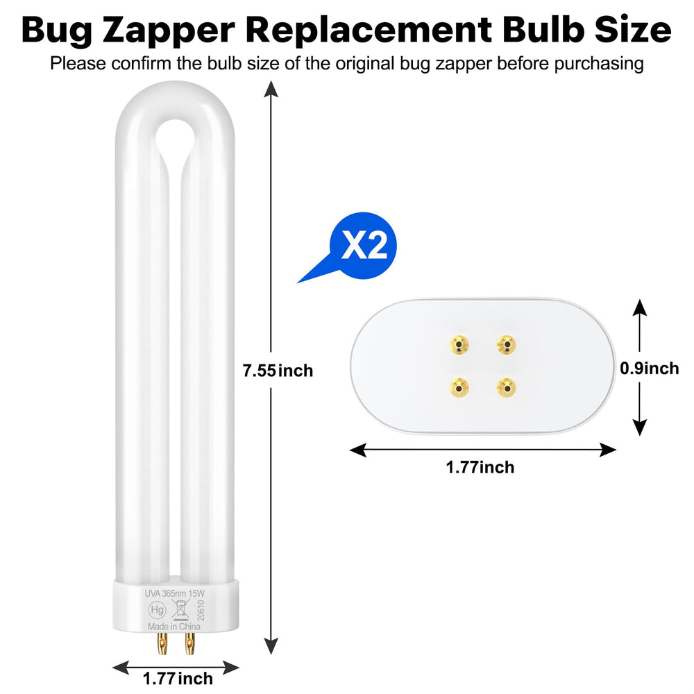 GOOTOP bulb installed in zapper unit illustrating simple swap and restored performance