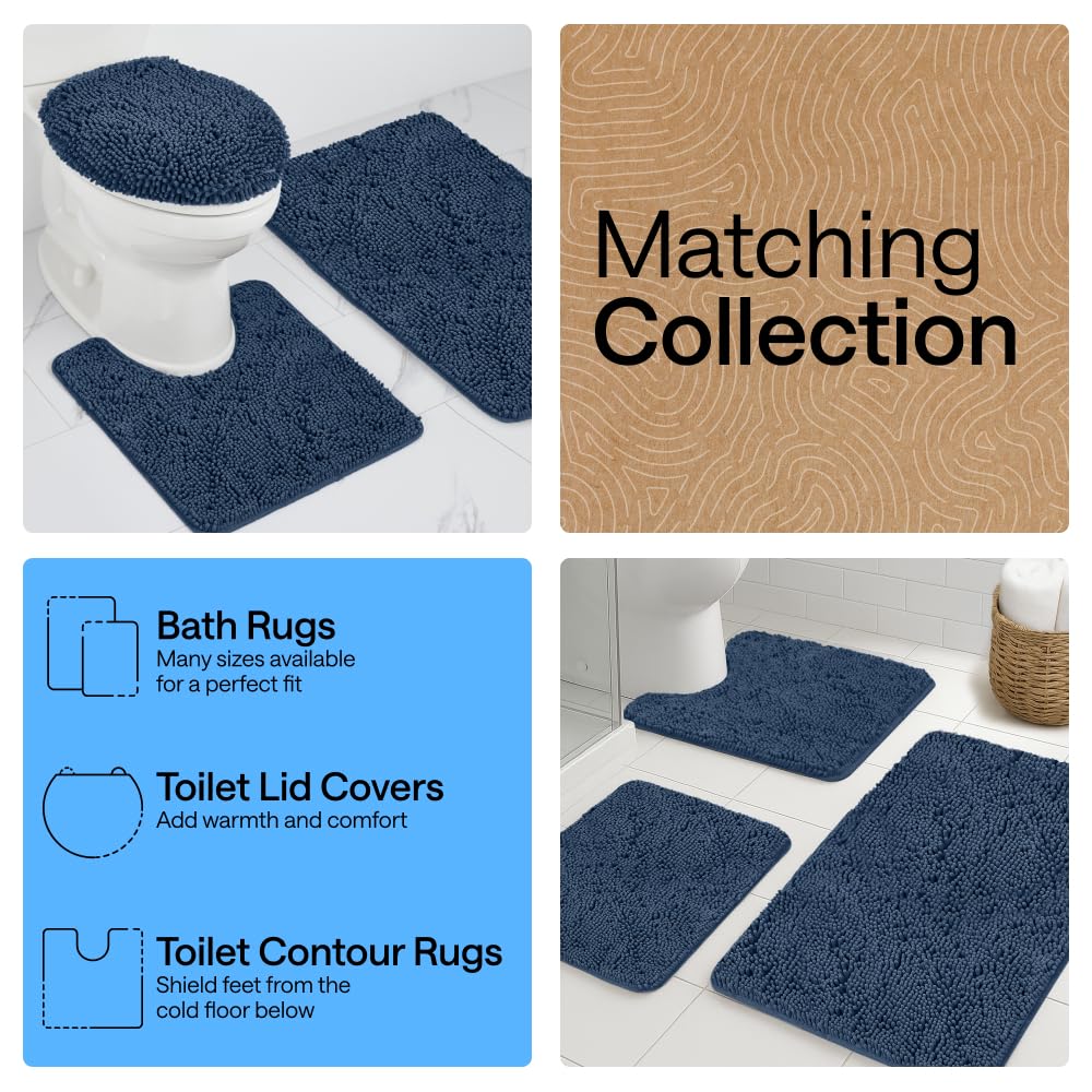 GORILLA GRIP edge stitching and thickness showing one-inch plush construction