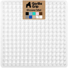 GORILLA GRIP clear mat front view showing full square coverage and immediate benefit