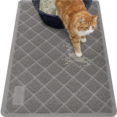 GORILLA GRIP front view of mat showing full 35x23 coverage and floor protection