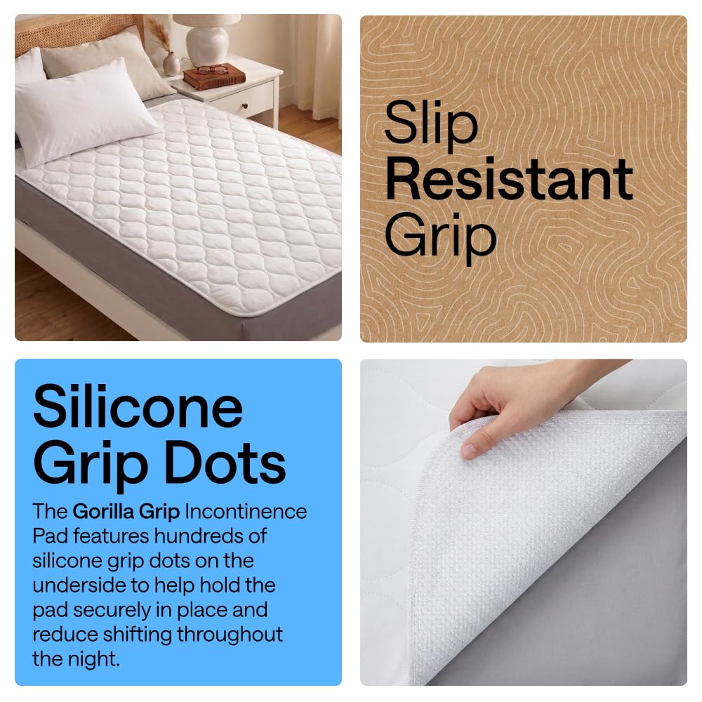 GORILLA GRIP non-slip silicone grip backing close-up for secure placement