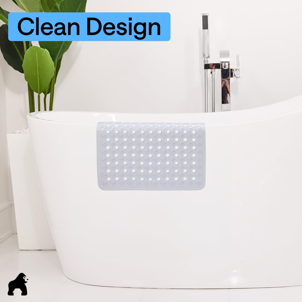 GORILLA GRIP in elegant bathroom to show how it improves daily shower comfort