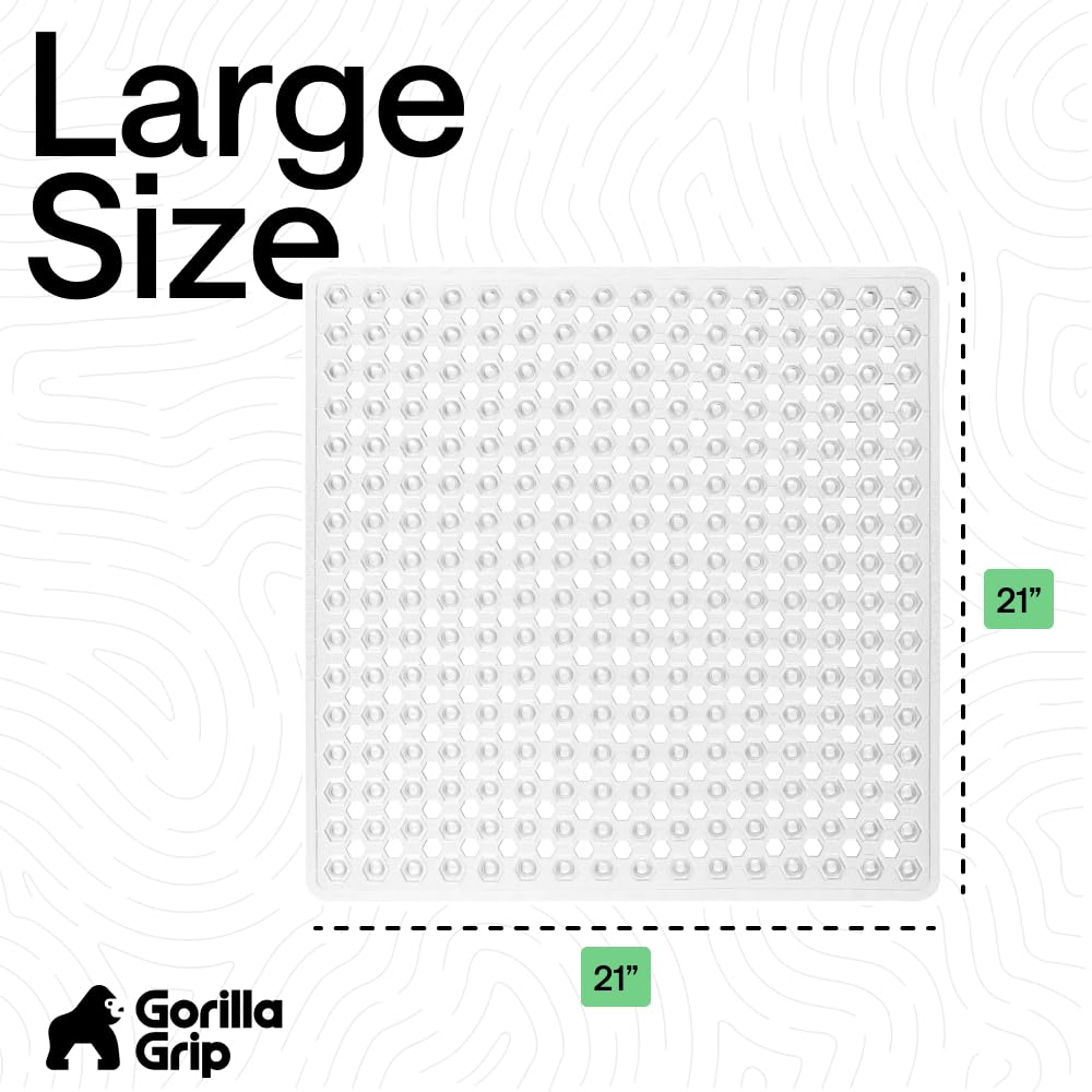 GORILLA GRIP folded for machine wash to show easy cleaning convenience