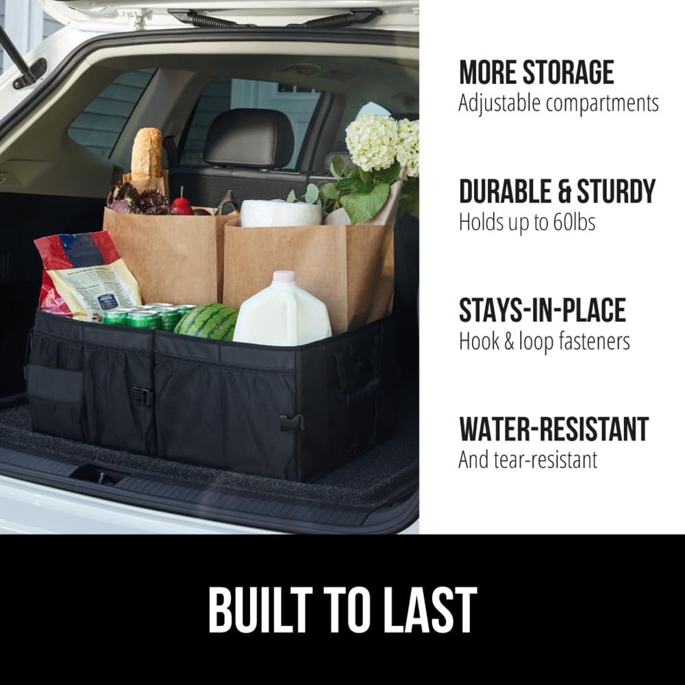 GORILLA GRIP side profile open to show compartments and easy access benefit