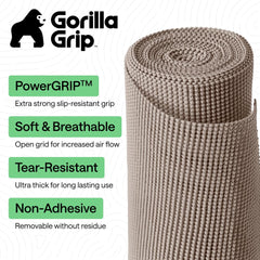 GORILLA GRIP close-up open-weave texture showcasing nonadhesive grip