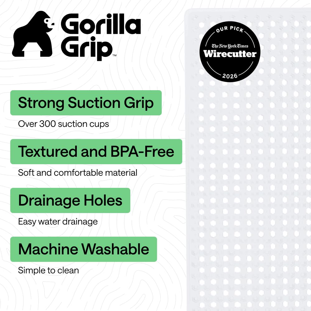 GORILLA GRIP close-up of pebble-textured topside for improved barefoot grip