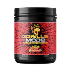 Gorilla Mind Gorilla Mode front tub showing label and Fruit Punch benefit