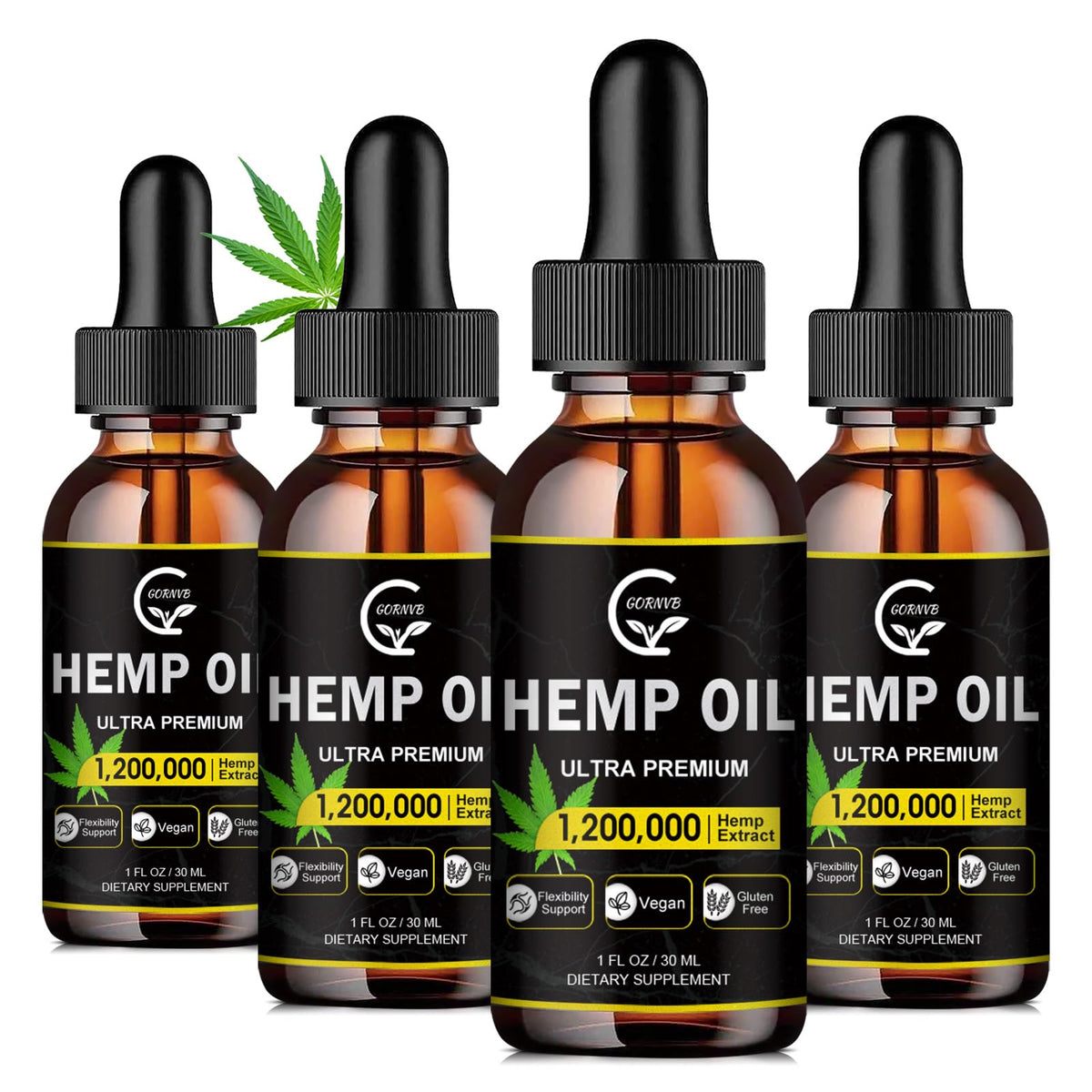 GORNVB front packaging showing clean label and potency benefits