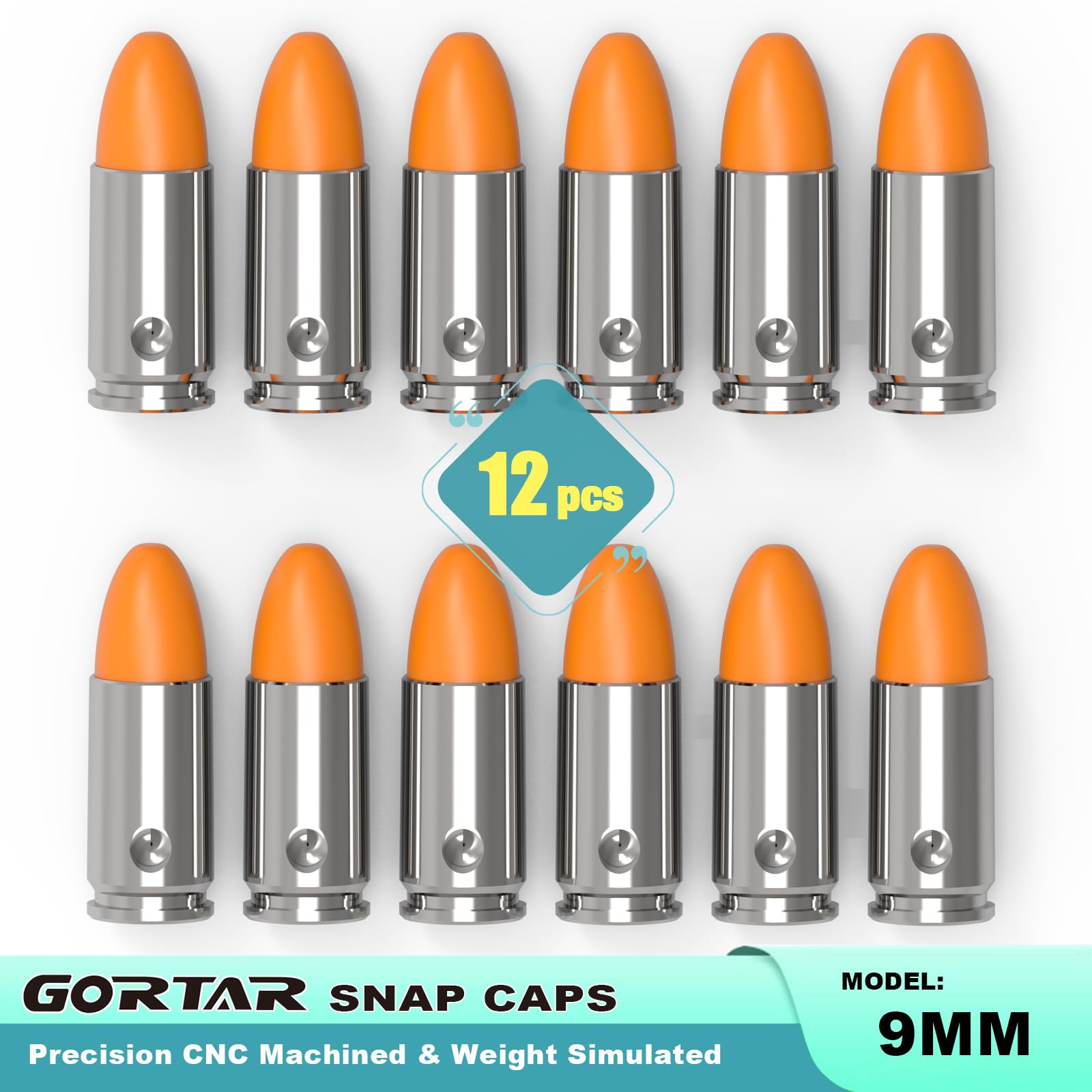 GORTAR inert rounds loaded in magazine for realistic weight and function